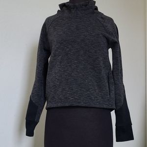 PUMA Pullover Hoodie with Zipper Pockets Dark Gray